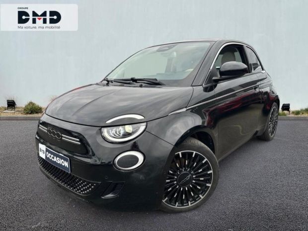 Gris Utilisé 2023 Fiat 500e La Prima Berline | 19 990 € (Prix juste) - Image 1/4
