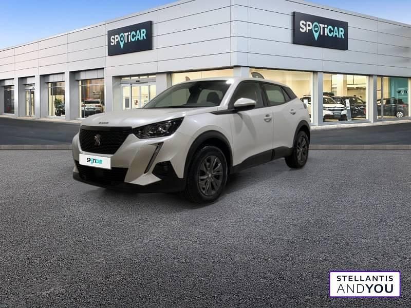 Blanc Utilisé 2021 Peugeot 2008 Business-Line SUV | 14 990 € (Prix juste) - Image 1/4