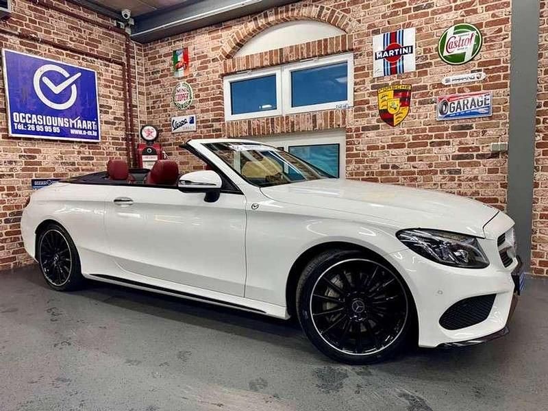Occasion Mercedes C250 AMG line 211 ch (155 kW) 2018 Blanc Cabriolet