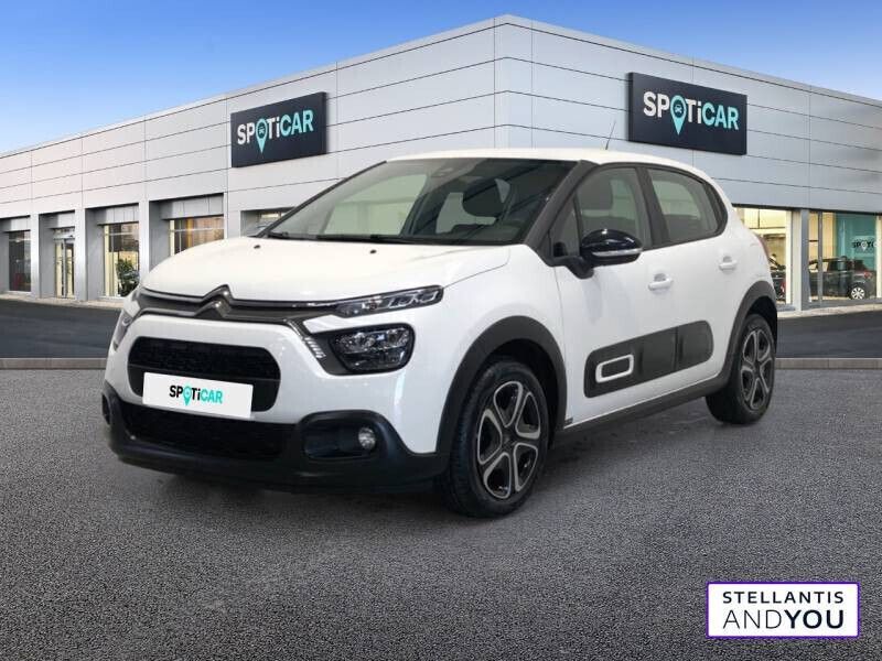 Blanc Occasion 2021 Citroën C3 Feel Citadine | 9 388 € (Prix juste) - Image 1/4