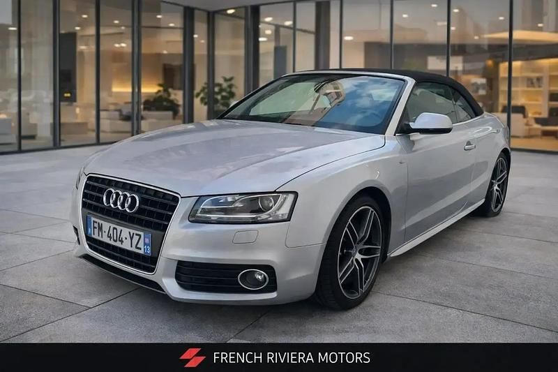 Gris Occasion 2011 Audi A5 Cabriolet S-Line Cabriolet | 13 990 € - Image 1/4