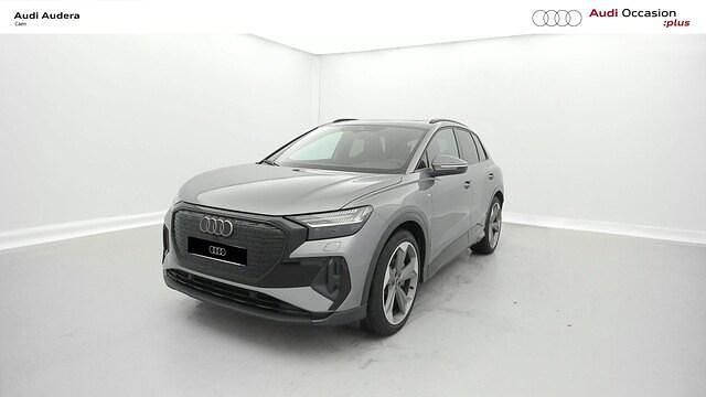 Gris typhon métallisé Occasion 2025 Audi Q4 e-tron S-Line SUV | 52 900 € (Prix assez cher) - Image 1/4