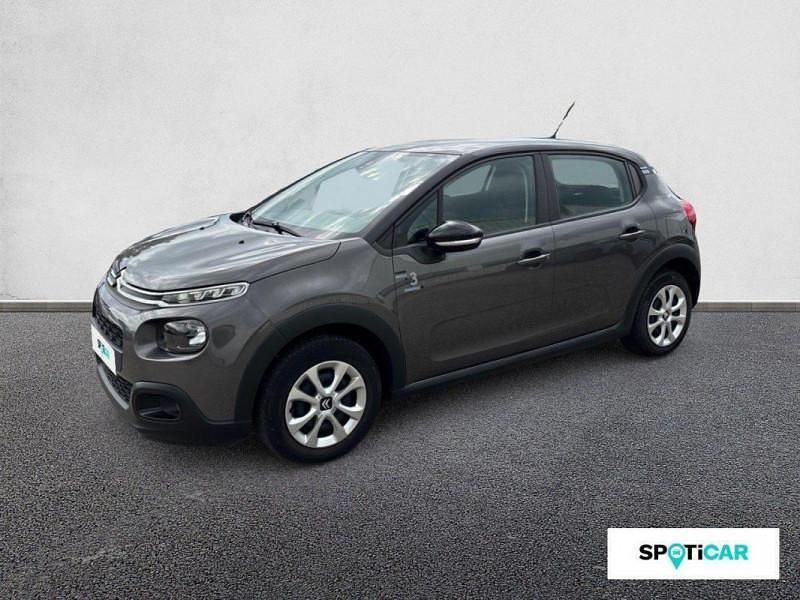 Gris Occasion 2020 Citroën C3 PureTech Citadine | 9 700 € (Prix juste) - Image 1/4