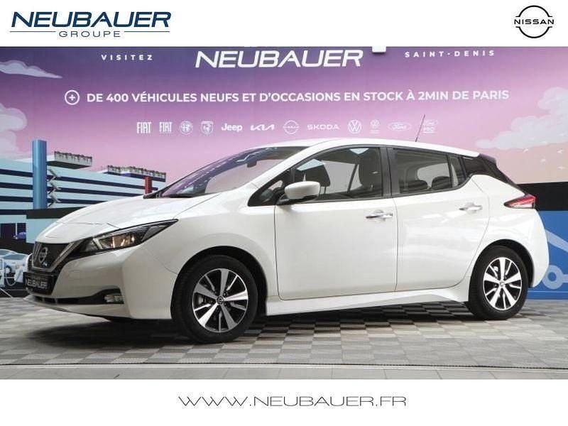Blanc lunaire Utilisé 2021 Nissan Leaf Acenta Citadine | 14 490 € (Bon prix) - Image 1/4