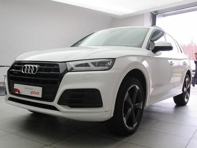 Blanc ibis Occasion 2019 Audi Q5 S-Line SUV | 26 488 € (Bon prix) - Image 1/4