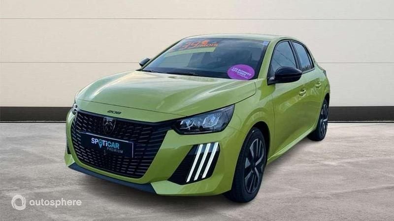 Nouvelle Peugeot 208 Style 102 ch (75 kW) 2025 Jaune Citadine