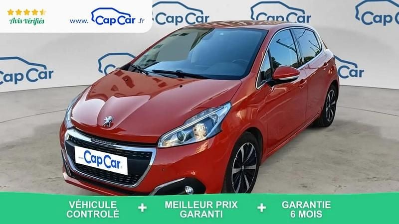 Orange Utilisé 2019 Peugeot 208 Allure Citadine | 7 490 € (Super prix) - Image 1/4