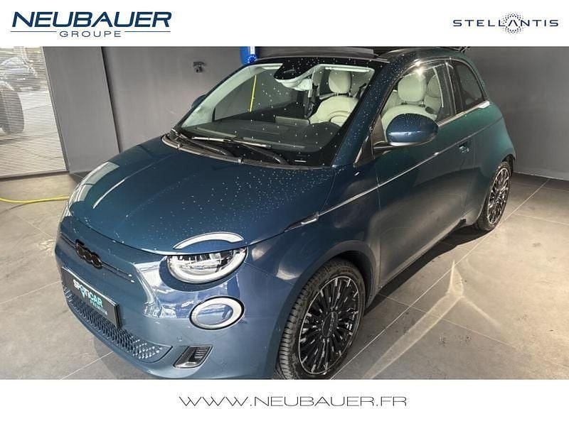 Ocean green métal Utilisé 2022 Fiat 500e La Prima Cabriolet | 21 490 € (Prix assez cher) - Image 1/4