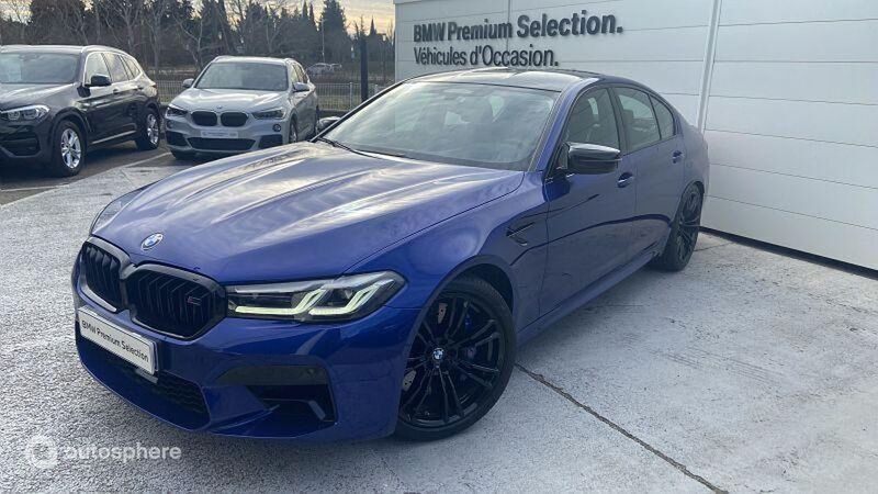 Bleu Utilisé 2021 BMW M5 Competition Edition Berline | 94 999 € (Prix juste) - Image 1/4