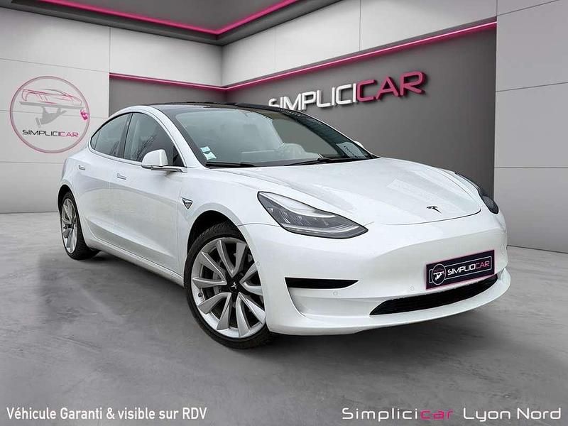 Occasion Tesla Model 3 Standard Range Plus 225 kW (306 ch) 2020 Blanc Berline