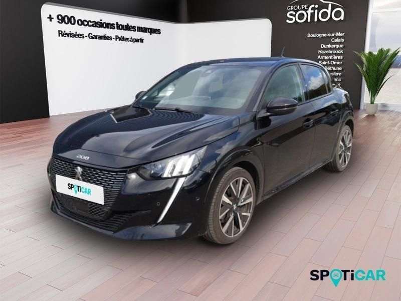 Noir Utilisé 2020 Peugeot 208 GT-line Citadine | 14 290 € (Prix juste) - Image 1/3