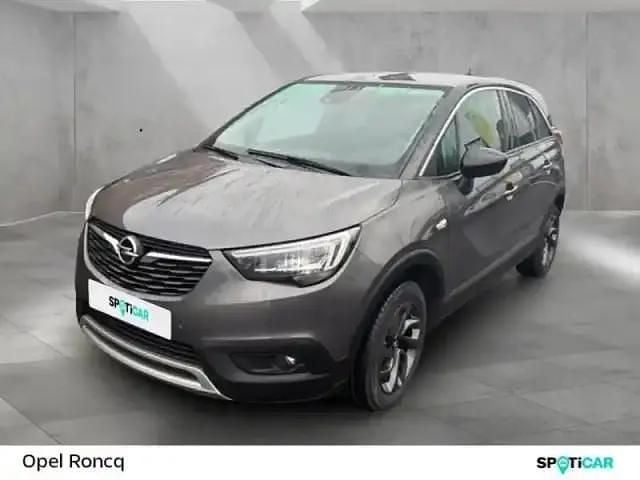 Gris pierre de lune/toit noir diamant Occasion 2020 Opel Crossland X SUV | 14 990 € (Prix juste) - Image 1/4