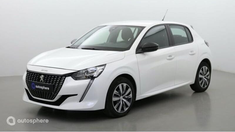 Blanc Utilisé 2023 Peugeot 208 Active Citadine | 14 399 € (Prix juste) - Image 1/4