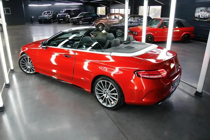 Occasion Mercedes C220 AMG line 197 ch (144 kW) 2020 Noir Cabriolet