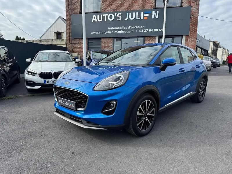 Bleu Utilisé 2020 Ford Puma Titanium Coupé | 14 990 € (Prix juste) - Image 1/4