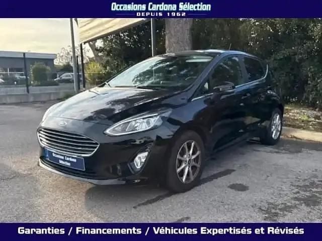 Noir agate Occasion 2021 Ford Fiesta Titanium Berline | 16 990 € (Prix juste) - Image 1/4