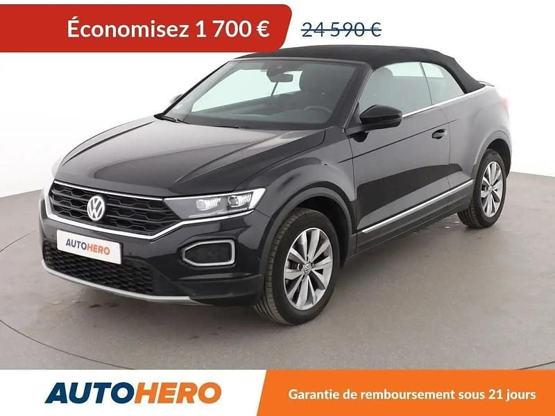 Noir Utilisé 2020 VW T-Roc Cabriolet Style Cabriolet | 22 890 € (Prix juste) - Image 1/2