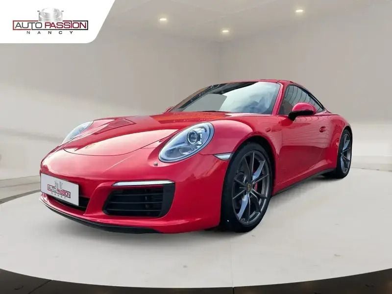 Rouge Utilisé 2016 Porsche 911 Carrera 4S Chrono Coupé | 109 991 € (Super prix) - Image 1/4