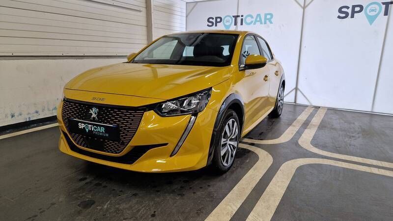 Jaune Utilisé 2020 Peugeot e-208 Business-Line Citadine | 14 990 € (Prix juste) - Image 1/4