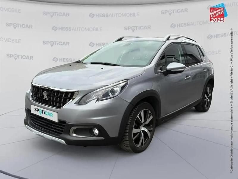 Gris Utilisé 2019 Peugeot 2008 Allure SUV | 12 999 € (Bon prix) - Image 1/4