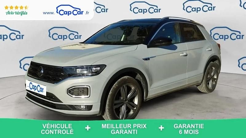Blanc Utilisé 2020 VW T-Roc R-line SUV | 22 480 € (Bon prix) - Image 1/4