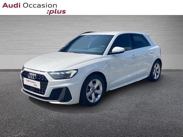Blanc glacier métallisé Utilisé 2021 Audi A1 Sportback S-Line Citadine | 23 490 € (Prix juste) - Image 1/4