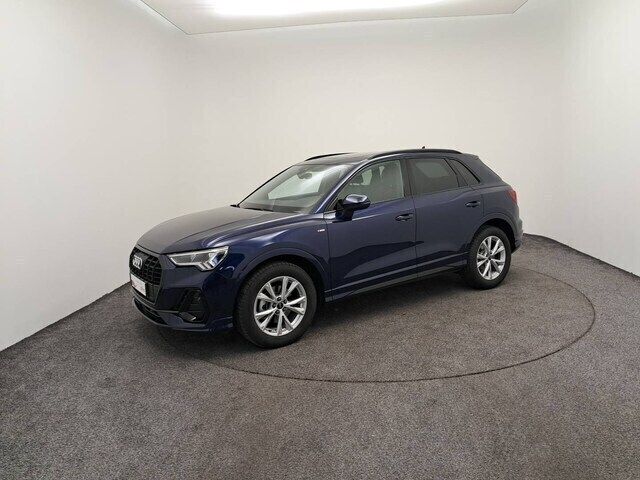 Bleu navarre métallisé Utilisé 2024 Audi Q3 S-Line SUV | 43 490 € (Prix juste) - Image 1/4