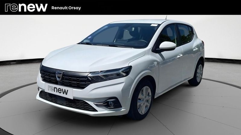 Blanc Utilisé 2022 Dacia Sandero Comfort Citadine | 13 180 € (Prix juste) - Image 1/4