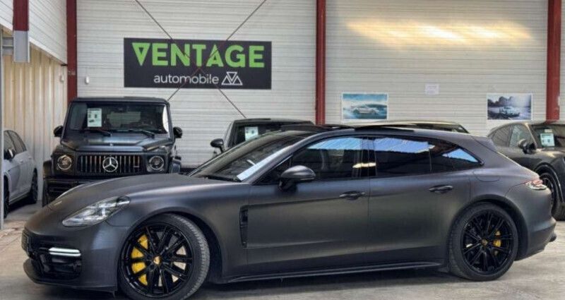 Gris Utilisé 2018 Porsche Panamera Turbo S Sport Turismo Berline | 79 900 € - Image 1/4