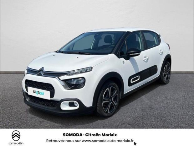 Blanc Utilisé 2023 Citroën C3 PureTech Citadine | 12 980 € (Prix juste) - Image 1/4