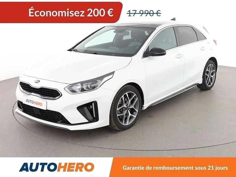 Blanc Utilisé 2020 Kia Ceed GT GT-Line Berline | 17 290 € (Prix juste) - Image 1/2
