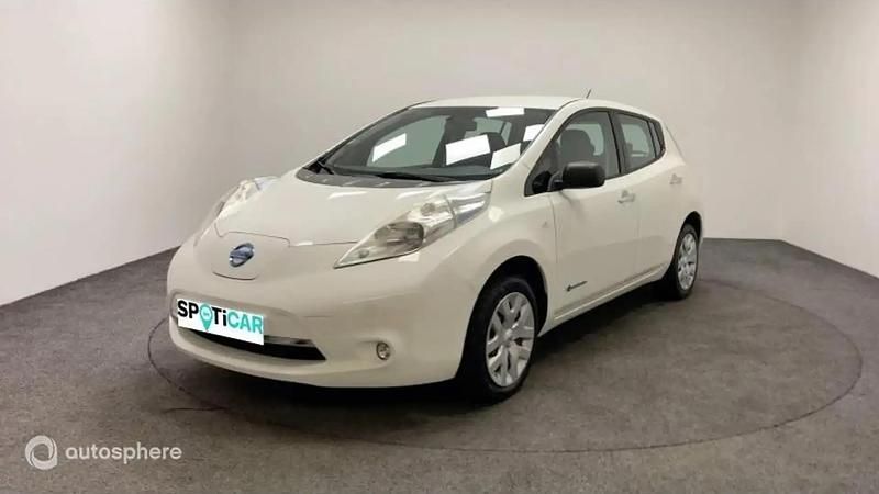 Blanc Utilisé 2015 Nissan Leaf Acenta Citadine | 6 869 € - Image 1/4