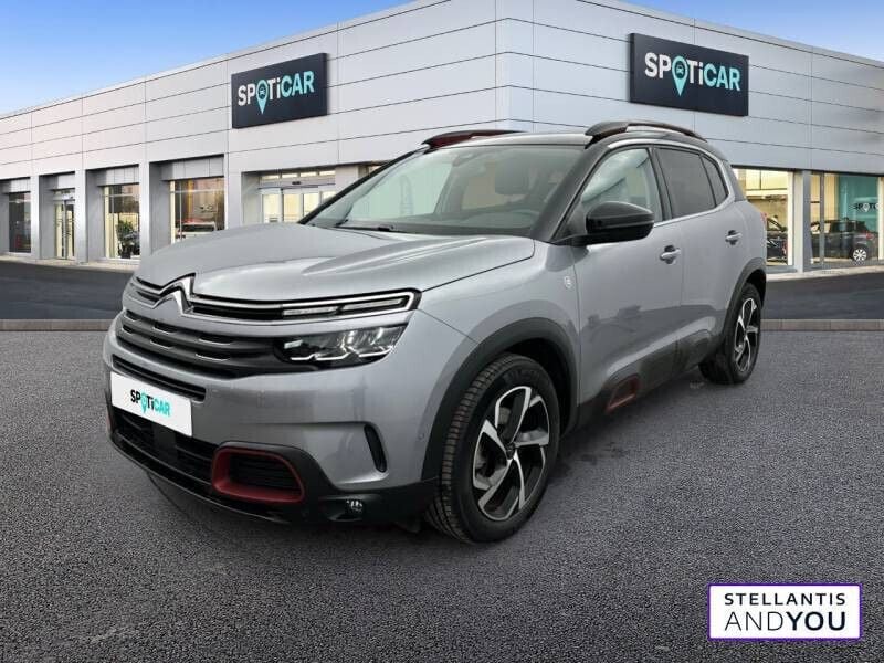 Gris Utilisé 2021 Citroën C5 Aircross PureTech SUV | 18 490 € (Bon prix) - Image 1/4