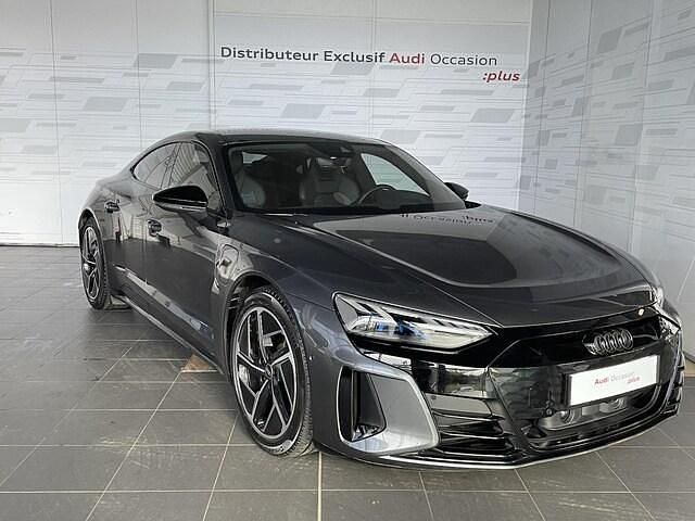 Gris daytona nacré Occasion 2022 Audi e-tron GT quattro Sport Berline | 58 900 € (Prix juste) - Image 1/4