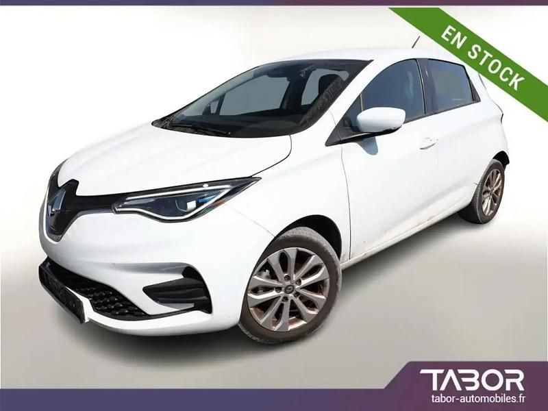 Blanc Utilisé 2021 Renault Zoe Experience Citadine | 14 388 € (Prix juste) - Image 1/4