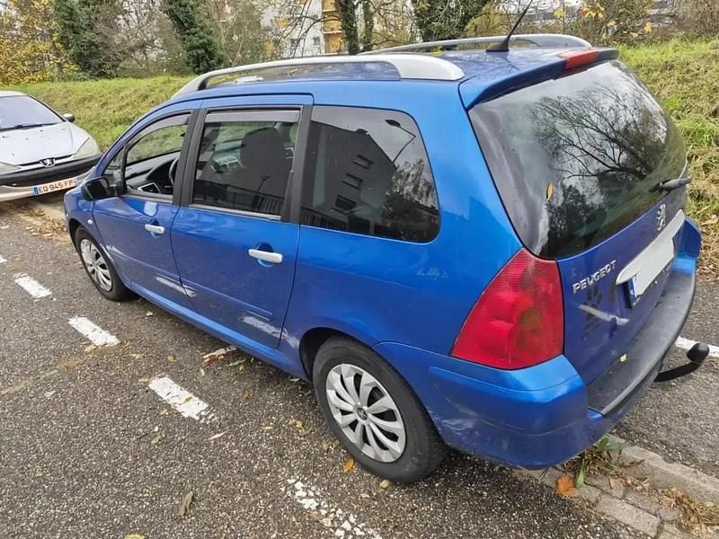 Bleu Utilisé 2003 Peugeot 307 Break | 1 500 € (Bon prix) - Image 1/4