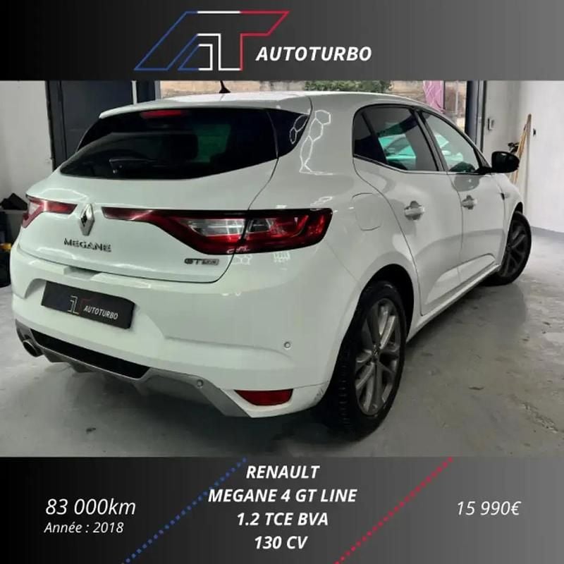 Occasion Renault Mégane GT Line GT-Line 2018 Blanc Berline