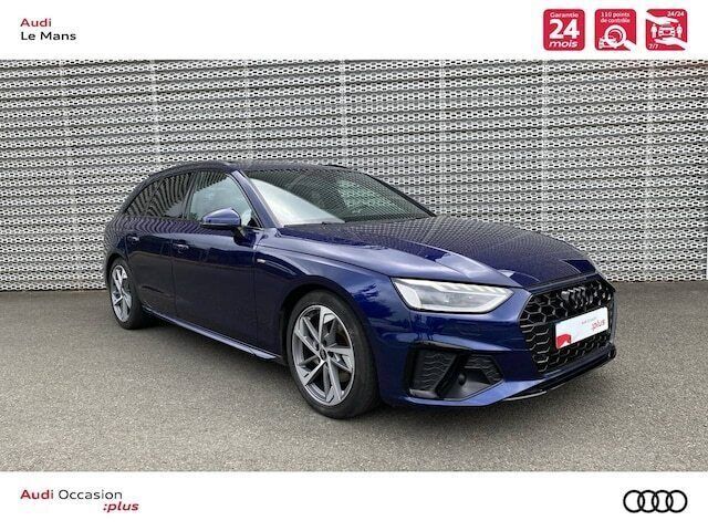 Bleu navarre métallisé Utilisé 2023 Audi A4 S-Line Break | 41 890 € (Prix assez cher) - Image 1/4