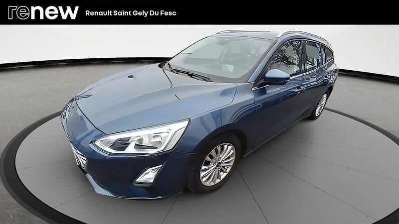 Bleu Utilisé 2019 Ford Focus S Break | 13 950 € (Bon prix) - Image 1/4