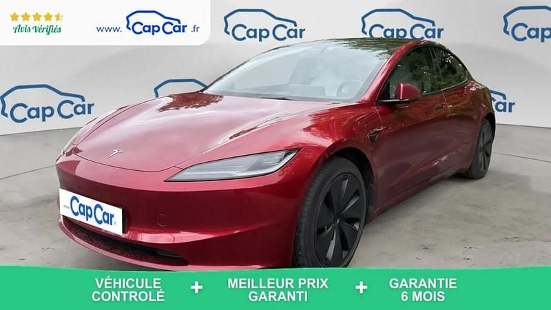 Rouge Utilisé 2024 Tesla Model 3 Standard Range Berline | 31 290 € (Prix juste) - Image 1/4