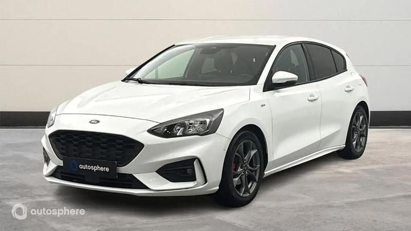 Blanc Occasion 2020 Ford Focus ST-Line Berline | 17 499 € (Prix juste) - Image 1/4