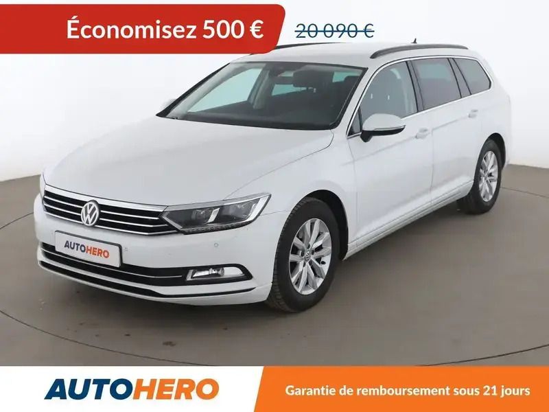 Blanc Utilisé 2017 VW Passat Break | 19 590 € - Image 1/2