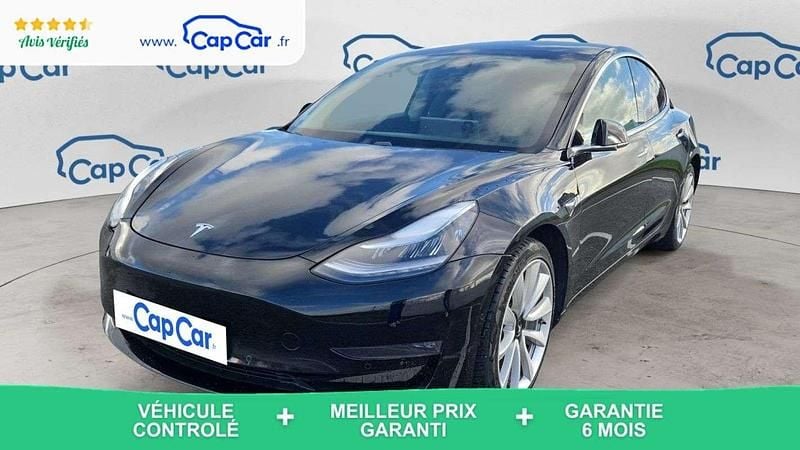 Occasion Tesla Model 3 Long Range AWD 152 kW (208 ch) 2019 Noir Berline