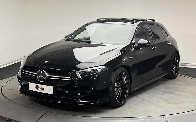 Noir Utilisé 2019 Mercedes A35 AMG AMG Berline | 33 990 € (Prix juste) - Image 1/4
