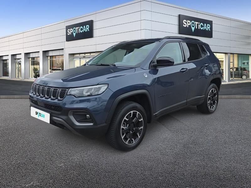 Alpine white+toit noir Occasion 2023 Jeep Compass SUV | 23 990 € (Super prix) - Image 1/4