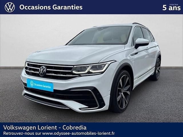 Blanc Utilisé 2022 VW Tiguan R-line SUV | 35 990 € (Prix assez cher) - Image 1/4