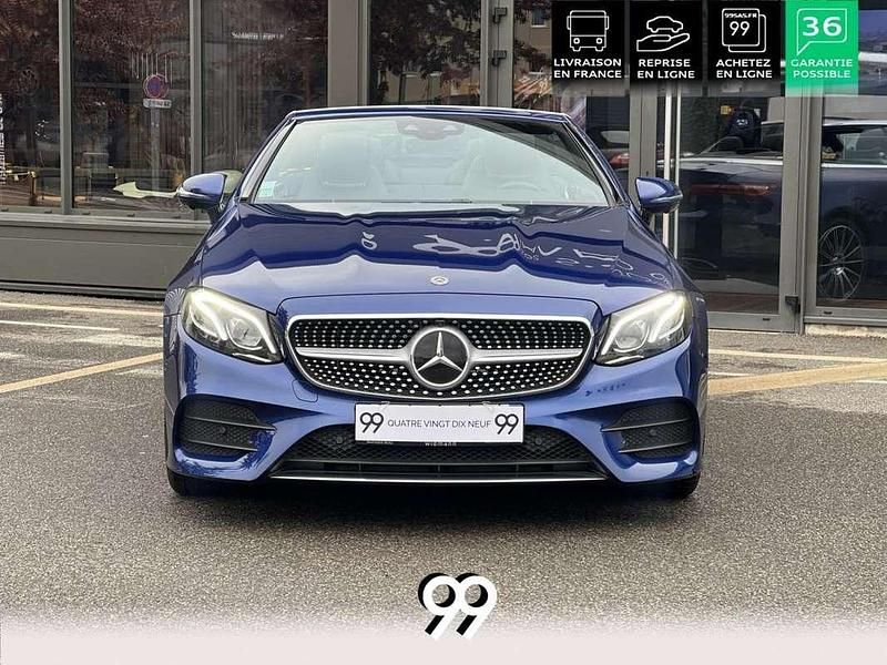 Occasion Mercedes E300 AMG line 246 ch (180 kW) 2020 Bleu Cabriolet