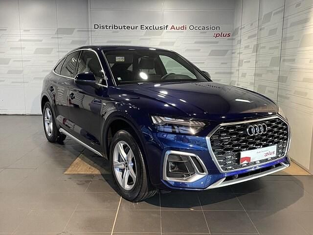 Occasion Audi Q5 Sportback S-Line 265 ch (194 kW) 2021 Bleu navarre métallisé SUV