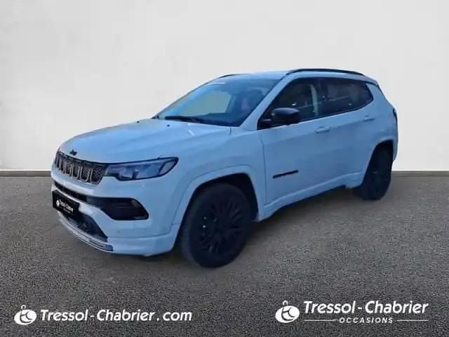 Blanc Occasion 2024 Jeep Compass Limited SUV | 26 990 € (Prix juste) - Image 1/4