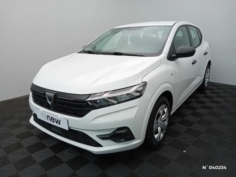 Blanc Utilisé 2022 Dacia Sandero Essentiel Citadine | 13 590 € (Prix assez cher) - Image 1/4